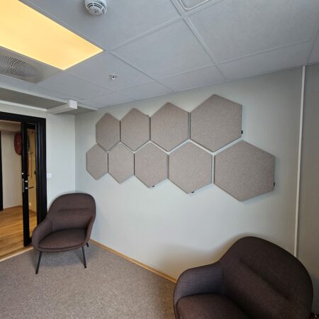 Frigg™ Hex 40mm lyddempende plate