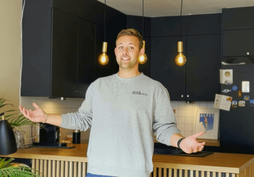 video priat hjem før etter